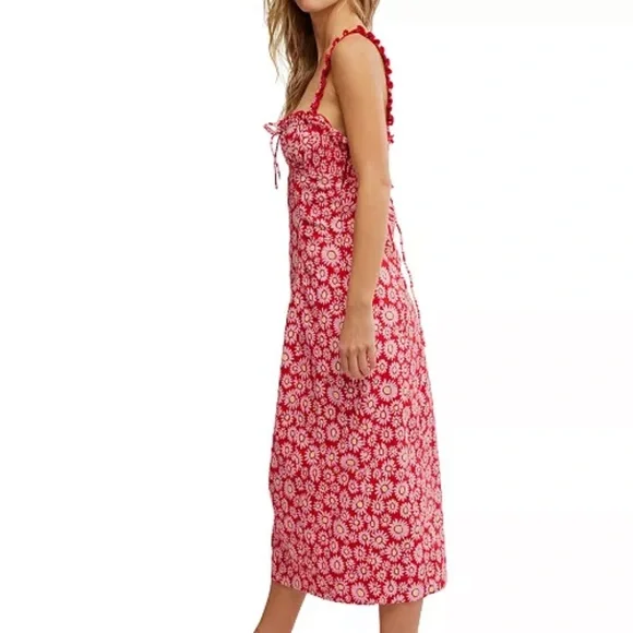 NWOT Lucinda printed midi dress by Free People in size XS - Picture 6 of 14